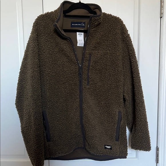 Abercrombie & Fitch Other - Men's Brown Zip Jacket by Abercrombie & Fitch
